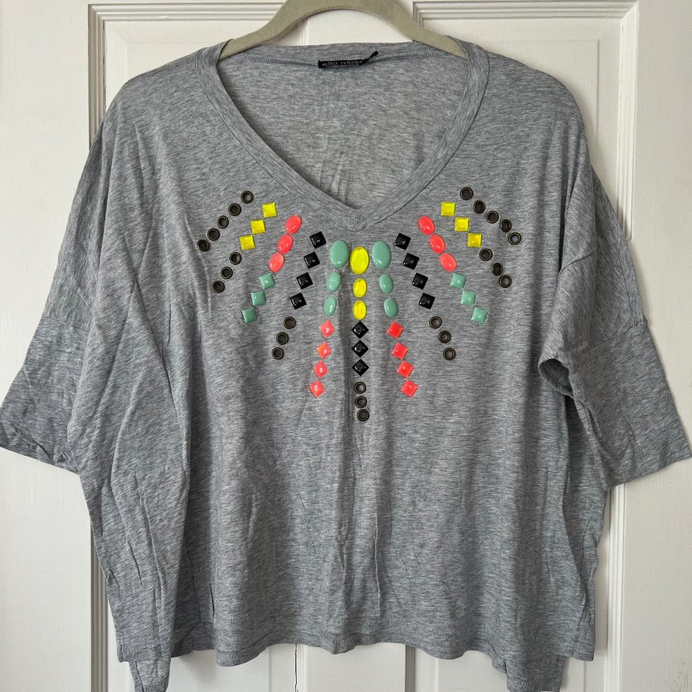 Ella Moss Neon Details and Grommet Top